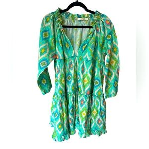 Charina Sarte Vibrant Patterned Dress size L